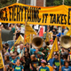 A crowd at the People’s Climate March in New York City in 2014. Image: South Bend Voice / Flickr Creative Commons